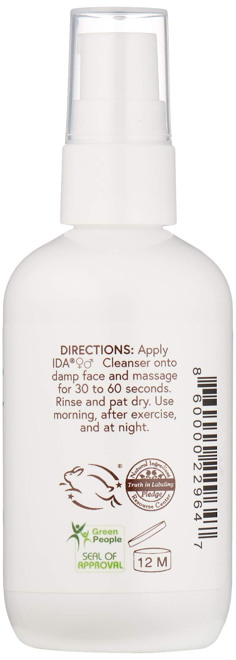 IDA INVIGORATING DEEP AGRARIAN® ♀♂ FACIAL CLEANSER 3 oz.